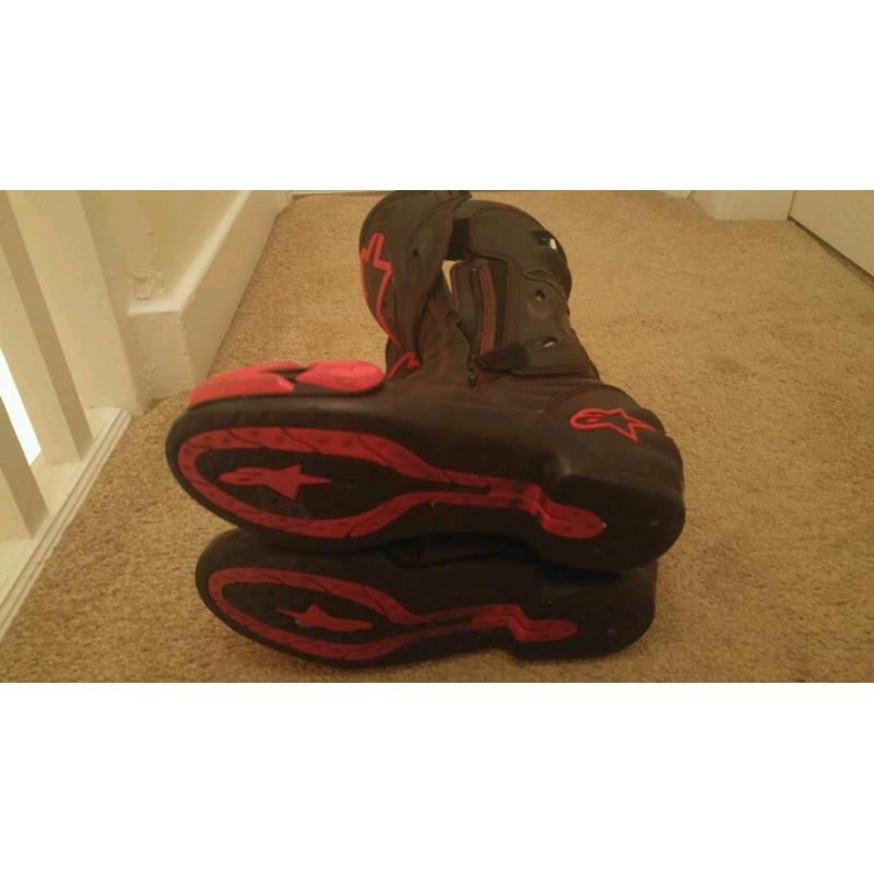 Alpinestars SMX R motorbike boots