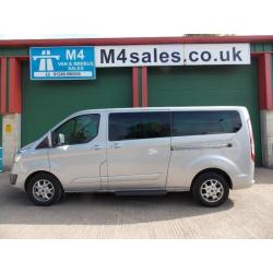 Ford Tourneo Custom 125ps,9st lwb minibus.Full A/Con