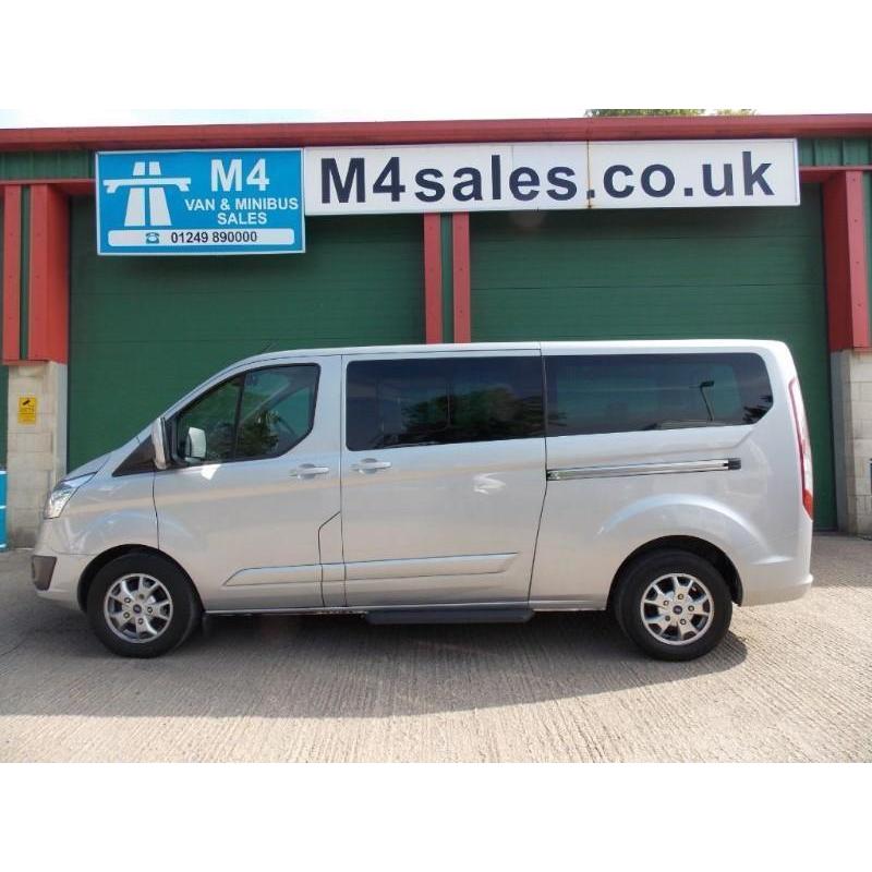 Ford Tourneo Custom 125ps,9st lwb minibus.Full A/Con