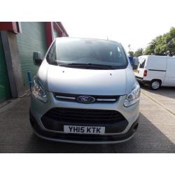 Ford Tourneo Custom 125ps,9st lwb minibus.Full A/Con