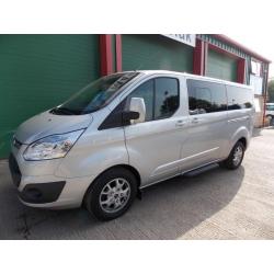 Ford Tourneo Custom 125ps,9st lwb minibus.Full A/Con