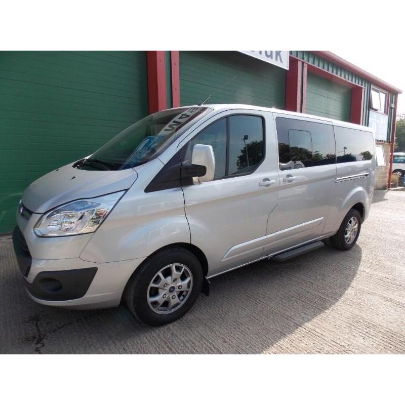 Ford Tourneo Custom 125ps,9st lwb minibus.Full A/Con