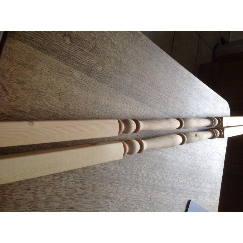 Traditional stair spindles NEW. 90cm long. 3cm wide