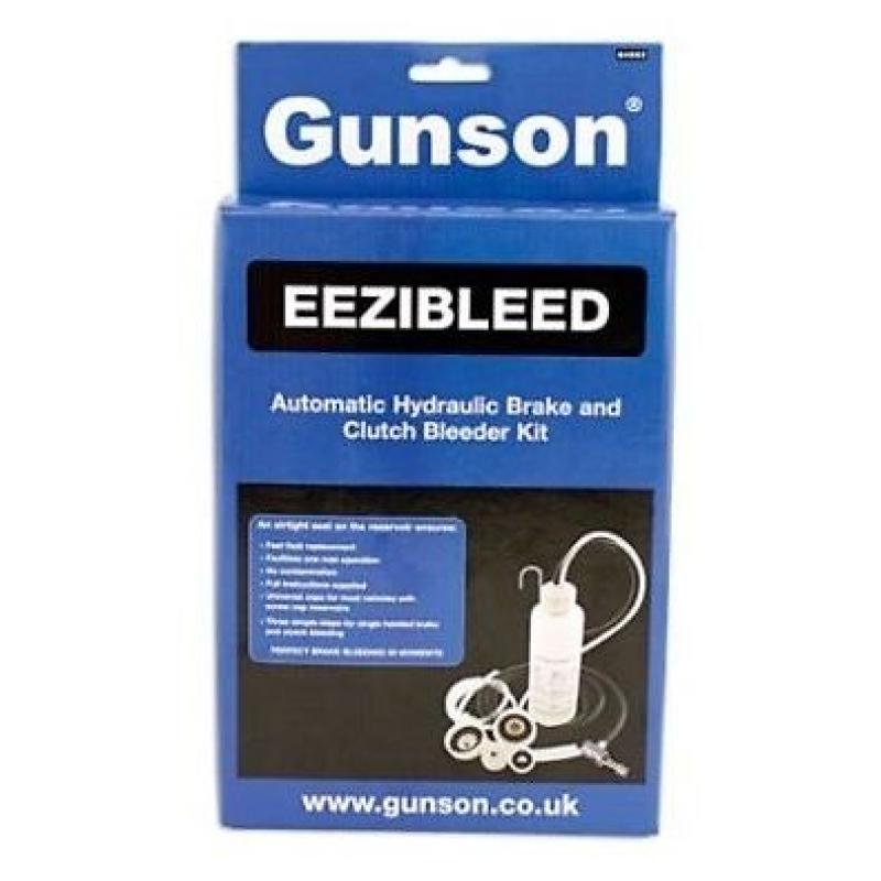 GUNSONS EEZIBLEED EASYBLEED Brake Clutch Fluid Pedal Bleeding Systems