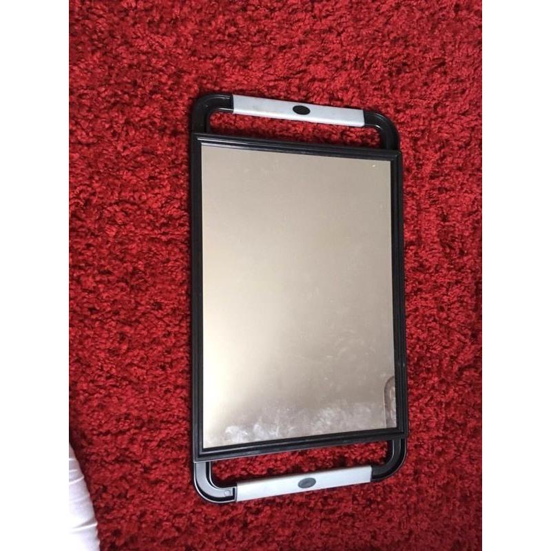 Cutting belt and back mirror