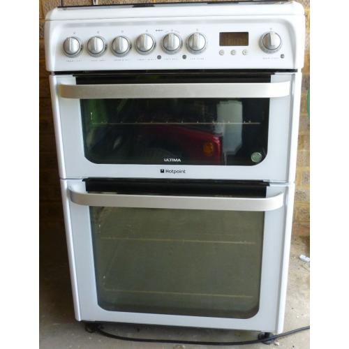 Hotpoint Ultima Dual Fuel Cooker (60cm) 3 years old