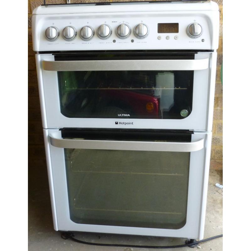 Hotpoint Ultima Dual Fuel Cooker (60cm) 3 years old