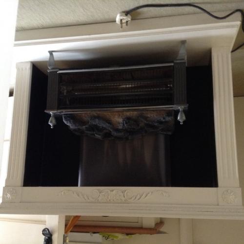 Electric fire and fireplace