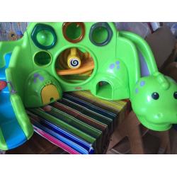 friendly dinosour activity toy
