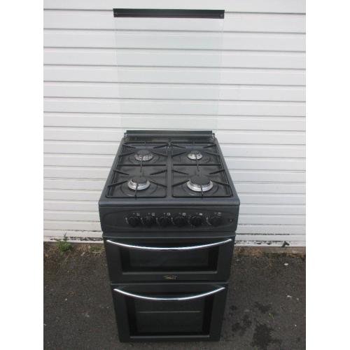 Belling Double Oven Gas Cooker Black Full Working Order
