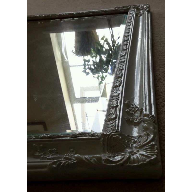 Shabby chic wall mirror