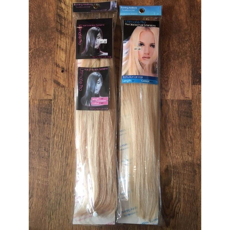 Human hair extensions