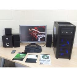 ? ANTEC Entry Gaming PC Computer Windows 10, 6Gb RAM + 750W PSU + 22" LCD Monitor + 5.1 Speakers ?