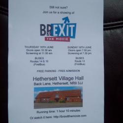 Brexit The Movie Screenings & Collection for Balls To Cancer