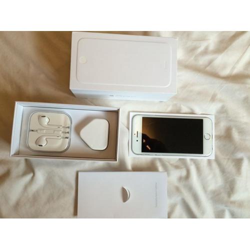 iPhone 6 silver white 16GB UNLOCKED Excellent Condition