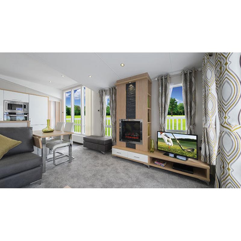 BEAUTIFUL STATIC CARAVAN FOR SALE AT SANDY BAY HOLIDAY PARK IN NORTHUMBERLAND NEAR MORPETH AND AMBLE