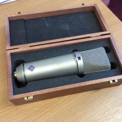 Neumann U87ai Consender mic - Grey Nickel Version of u87 Classic- Brilliant Mic with Wooden Case