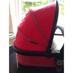 Icandy blossom twin carrycot in Sherbet