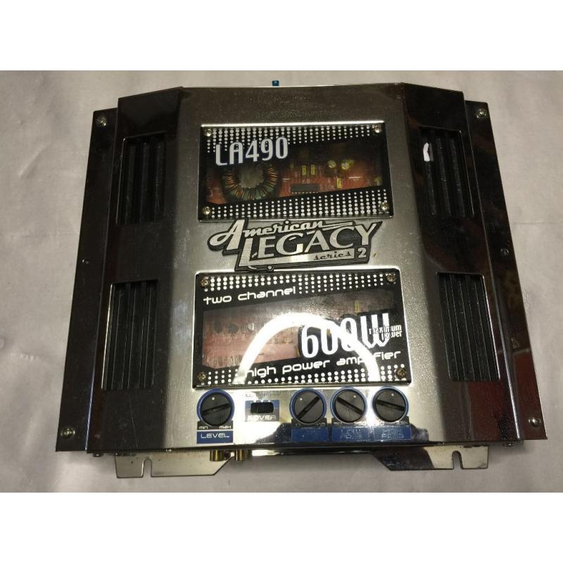 GENUINE 600W AMERICAN LEGACY LA490 AMPLIFIER CAR AUDIO SYSTEM AMP BASS AUDIO CAR SUBWOOFER SUB