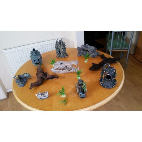 Large Ornaments and bog wood