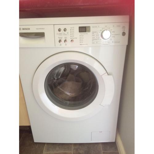 Bosch washing machine, hardly used, VGC, latest model