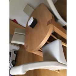 Dinning table and 6 chairs