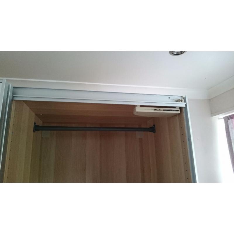 IKEA mirrored sliding door wardrobe
