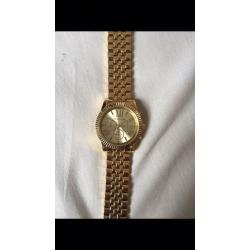 Michael kors gold unisex watch