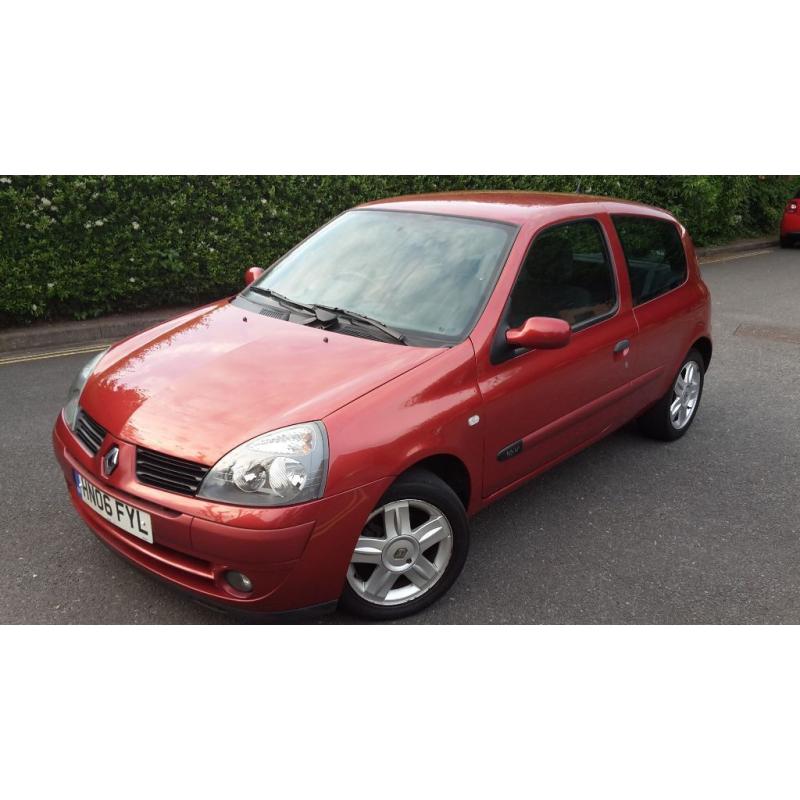 2006 RENAULT CLIO CAMPUS 1.2 PETROL,VERY LOW MILEAGE,ONE OWNER,**6 MONTH WARRANTY INCLUDED**