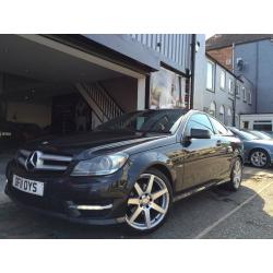 2011 Mercedes-Benz C Class Coupe 2.1 C220 CDI BlueEFFICIENCY AMG Sport 2dr 1 OWNER FROM NEW-FULL HIS