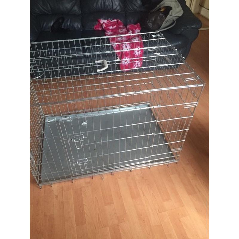 Large dog cage