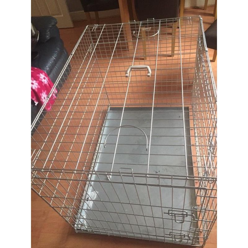 Large dog cage