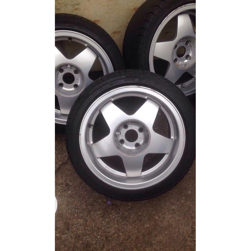 16" borbet deep dish alloys 4x100