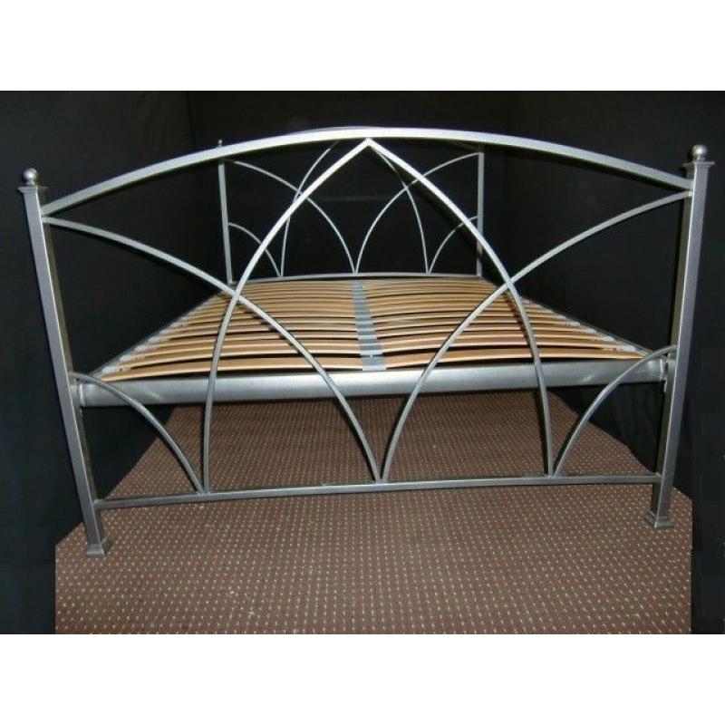 Handmade steel bed frame KING SIZE METAL BED FRAME