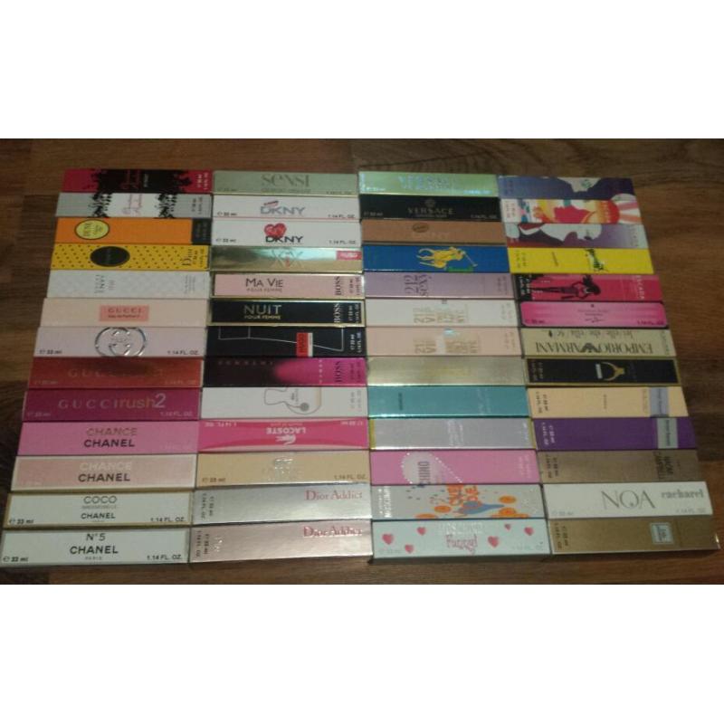 Hugo boss, Giorgio Armani, Lacoste, Gucci
