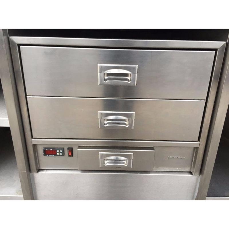 CATERING COMMERCIAL FAST FOOD BUN WARMER KITCHEN FRIEND CHICKEN CAFE SHOP KEBAB FAST FOOD KITCHEN