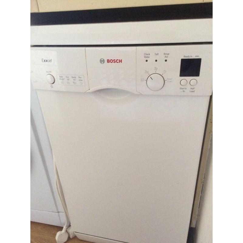 Bosch Exxcel slimline dishwasher
