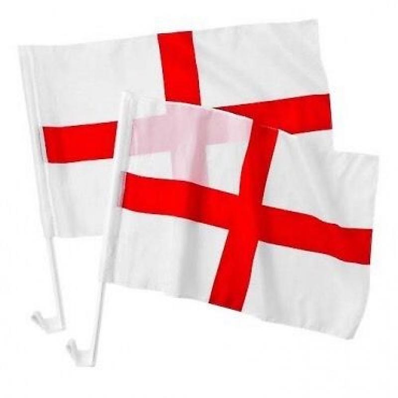 ENGLAND FLAGS FOOTBALL FANS