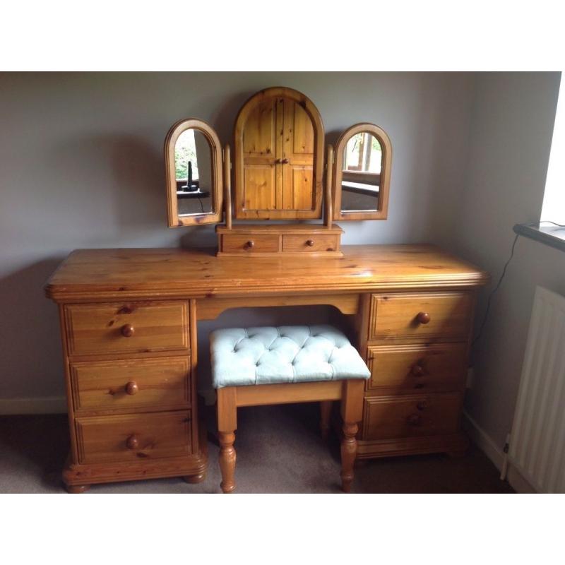 Solid pine bedroom furniture