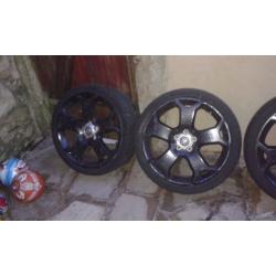 Vauxhall vectra 19 inch snowflake wheels
