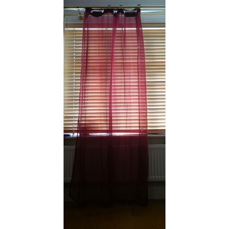 Eyelet Voile Curtains