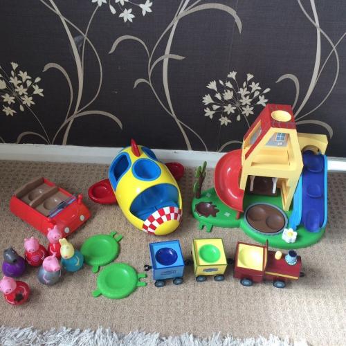 Peppa pig weebles bundle