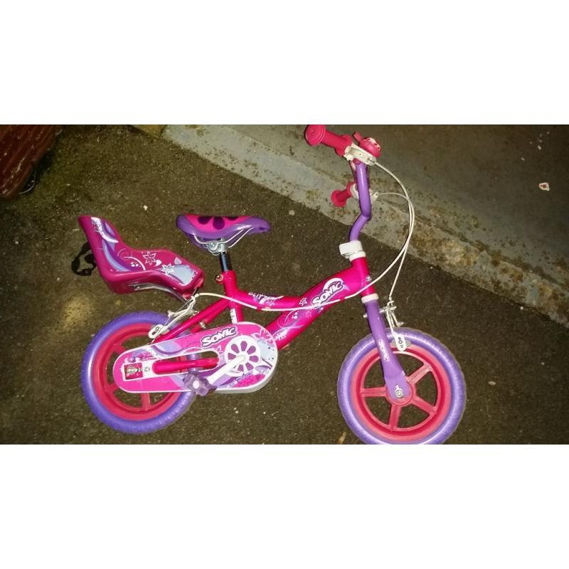 Girl Bike - Sonic Theme + Unisex helmet (grey)