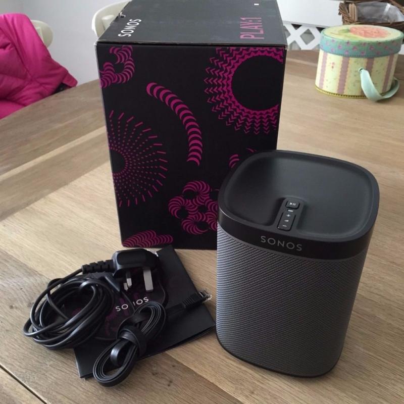 Sonos PLAY:1 - Wireless 2-way Speaker - Black