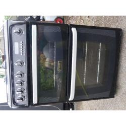 Cannon Carrick C60LCIK 60cm LPG gas cooker / oven with glass lid