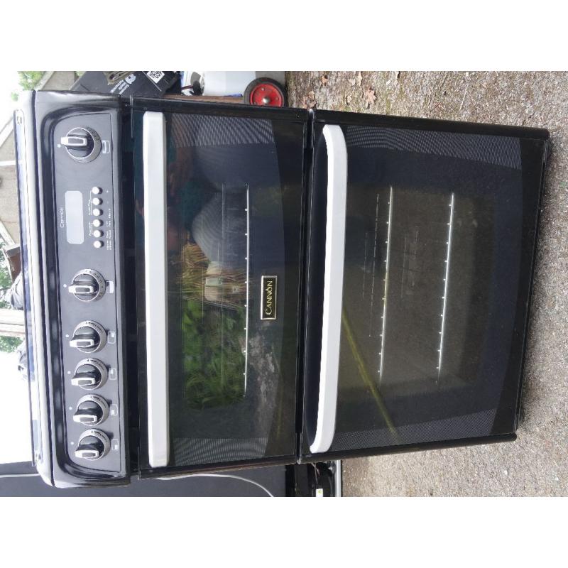 Cannon Carrick C60LCIK 60cm LPG gas cooker / oven with glass lid