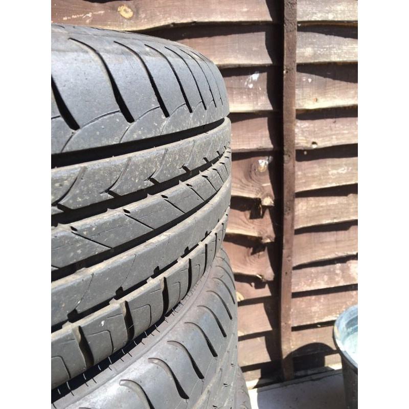 E90 BMW 3 Series 16" Alloy wheels, GREAT RUNFLAT TYRES