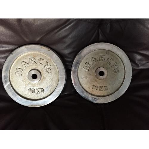 2x10kg Marcy weight plates