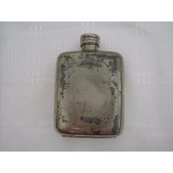 Antique Hip Flask G & J.W. HAWKSLEY SHEFFIELD