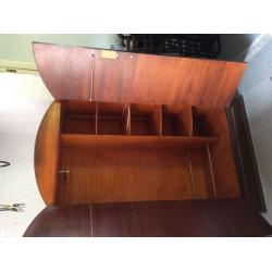 Small vintage lockable wardrobe
